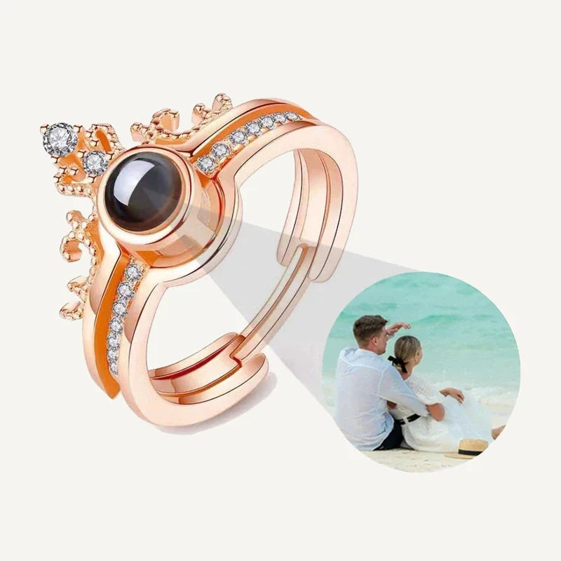 BAGUE AVEC PHOTO PERSONNALISÉE