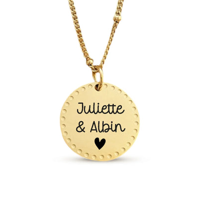 collier a graver or 18 k