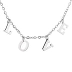 Collier Prénom Initiales Suspendues Personnalisé