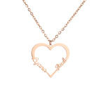 Collier Amour (Coeur) à personnaliser
