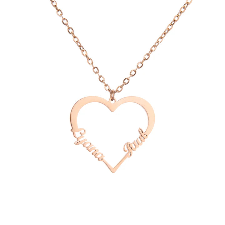 Collier Amour (Coeur) à personnaliser