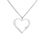 Collier Amour (Coeur) à personnaliser