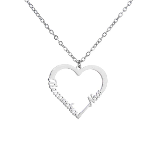 Collier Amour (Coeur) à personnaliser