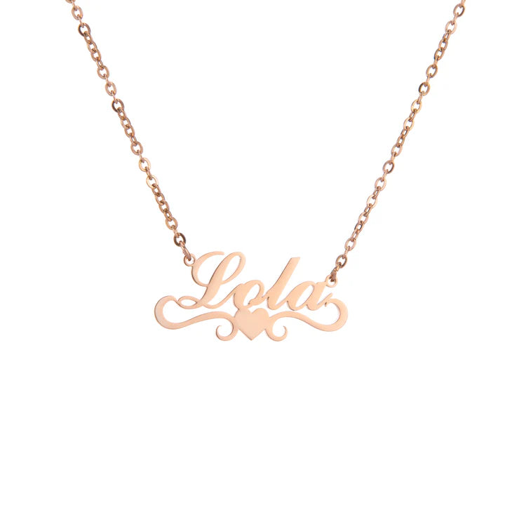 Collier Personnalisé avec Cœur