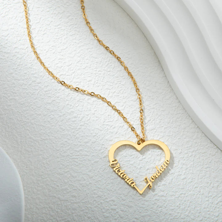 Collier Amour (Coeur) à personnaliser