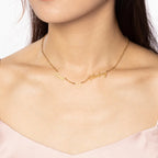 Collier Double Prénom Personnalisé avec Cœur – Bijou Couple Élégant