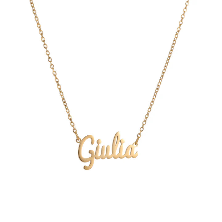 Collier Signature Cursive – Prénom Gravé