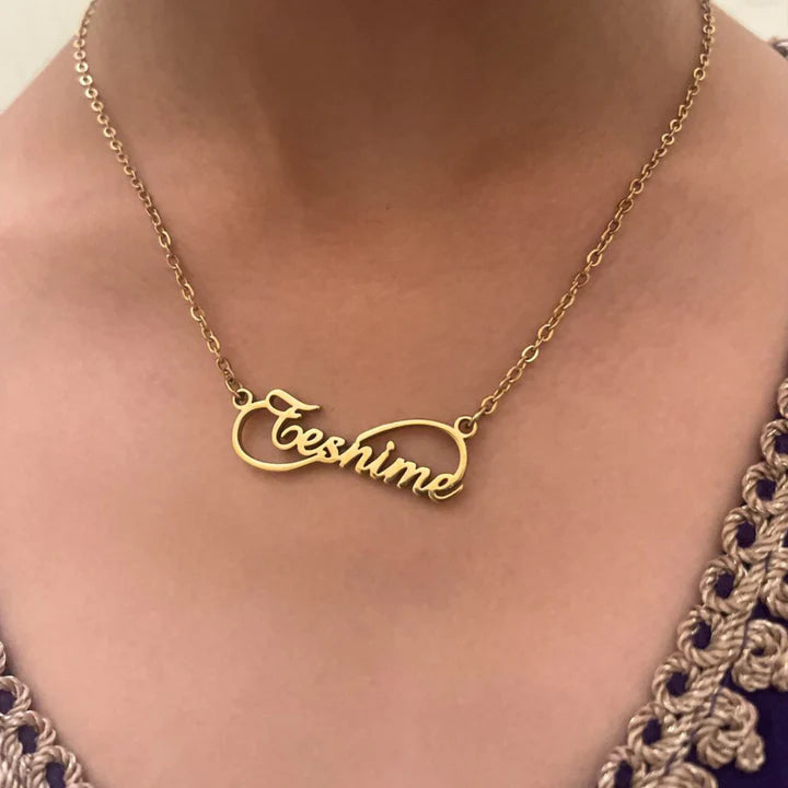 Collier Prénom Infini Personnalisé