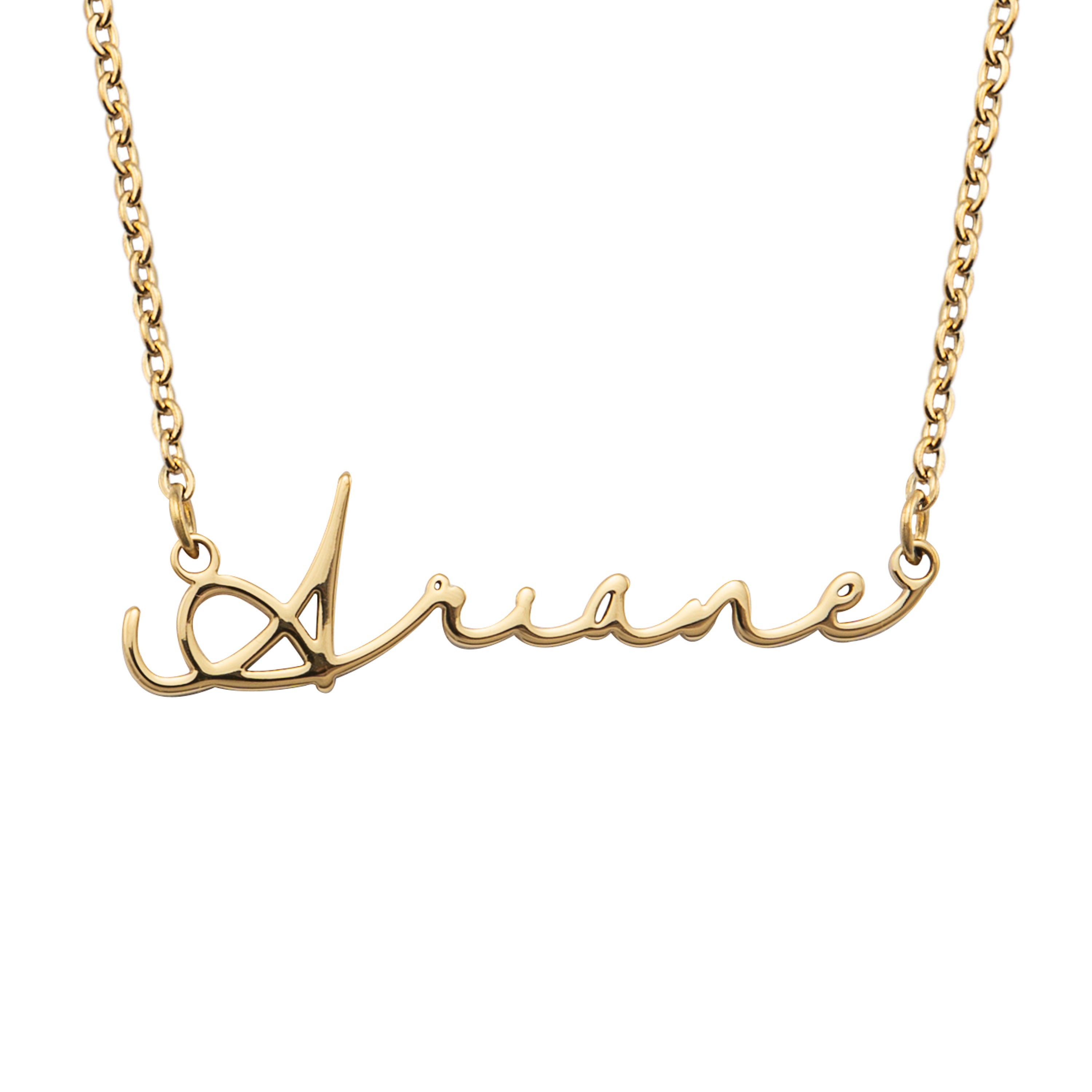 Collier Signature Horizontal Personnalisé