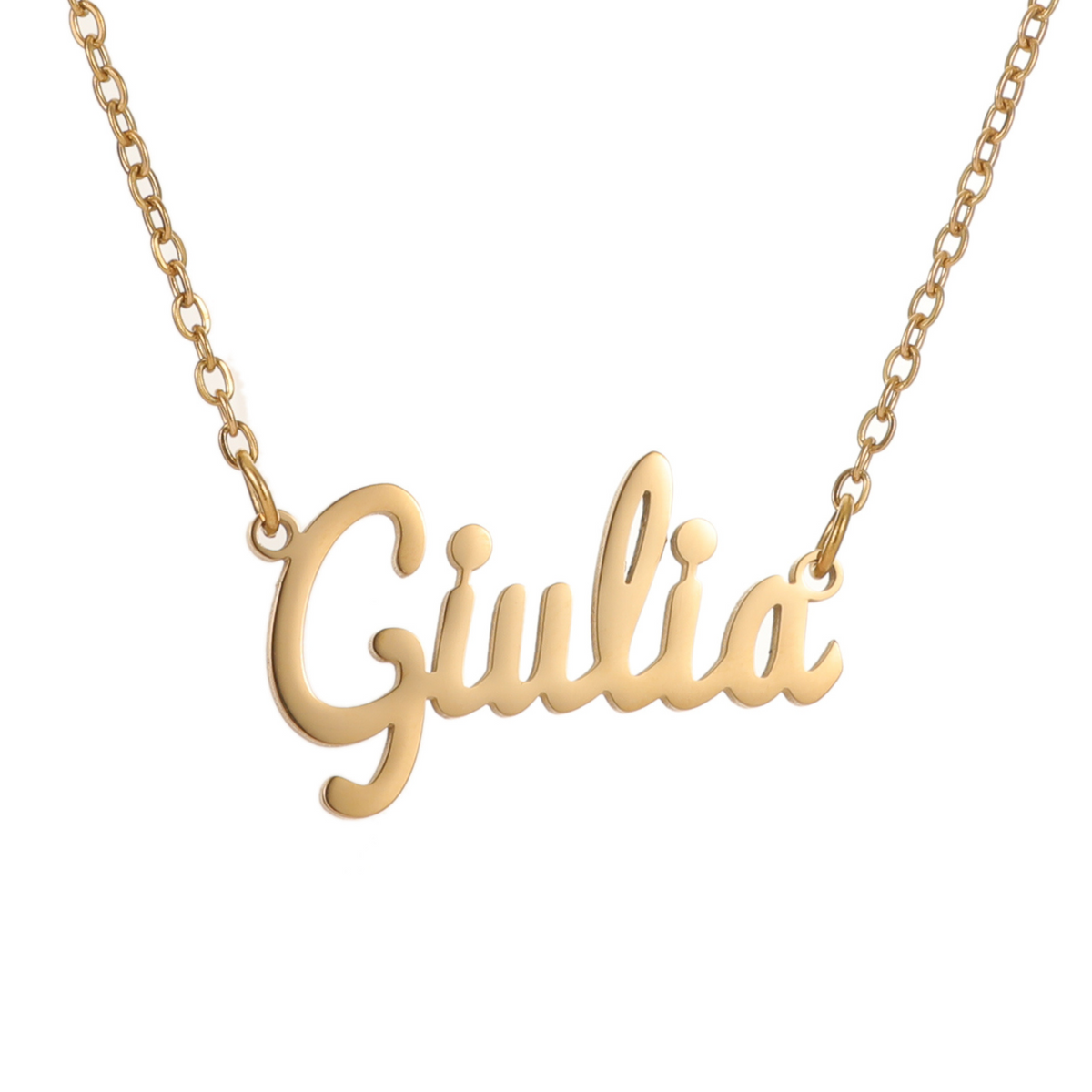 Collier Signature Cursive – Prénom Gravé