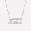 Collier prénom découpé multi-prenoms en argent 925 ou plaqué or