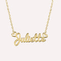 Collier prénom personnalisé jolis coeurs en argent 925 ou plaqué or