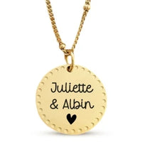 collier a graver or 18 k